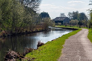 Rochdale Canal | Between Little Clegg Swing Bridge (54A) and Clegg Hall Bridge (55) | 18 April 2023