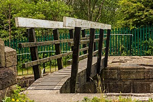 Rochdale Canal | Footbridge at Thickone Lock (43) | 22 June 2021