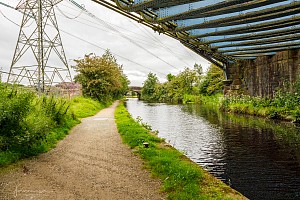 Rochdale Canal | Between Scowcroft Railway Bridge (69A) and Higher Boarshaw Bridge (70) | 12 August 2023