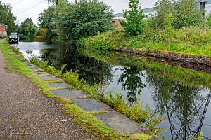 Rochdale Canal | Between Grimshaw Lane Vertical Lift Bridge (75A) and Causeway Bridge (76) | 22 August 2023