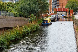 Rochdale Canal | Approaching Kitty Footbridge (88A) | 4 October 2023
