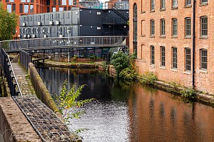 Rochdale Canal | Approaching Leech Street Footbridge (89) | 4 October 2023