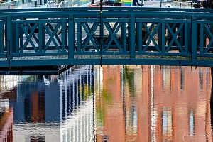 Rochdale Canal | Canal Street Footbridge | 25 October 2023
