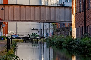 Rochdale Canal | Atwood Street Footbridge (97A), Oxford Road Lock (88) & Oxford Street Bridge (98) | 25 October 2023